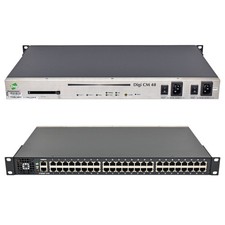 Digi CM48 Dual Power 50001856-01 50000687-02 48-Port RJ-45 Console Server