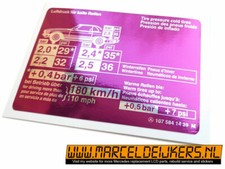 Mercedes 107 sticker decal