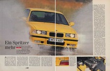 BMW M3 (E36) mit 321 PS - Testbericht von 1995 auf 4 Seiten