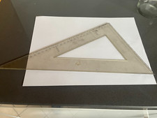 30/60 Grad Zeichendreieck von Marabu 5201 MFT 632 mit Gebrauchsspuren