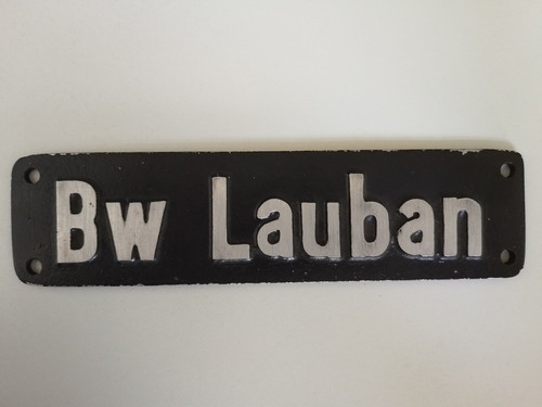 Heimatschild bahnbetriebswerk - heimatschild,