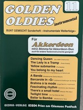 Golden Oldies 11 Dancing Queen Yellow submarine  + 2. Stimme  Akkordeon Noten