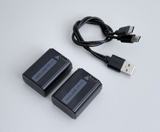 2x ENEGON Akku wie Sony NP-FW50 mit USB-C Ladekabel