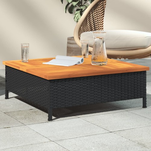 Gartentisch rattan akazienholz - gartentisch,