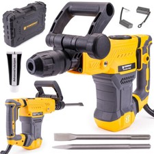 Powermat Abbruchhammer 2900W Stemmhammer 18 J Meißelhammer Schlaghammer SDS MAX