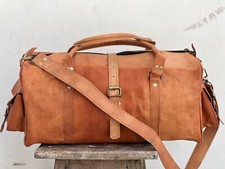 21 Zoll neue Leder-Reisetasche Reisetasche Übernachtung Wochenende Reisen Luf...