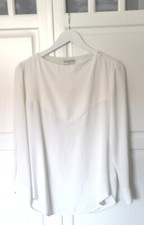 orig ★ BALENCIAGA Paris ★ Bluse Gr. 38 creme +toller Schnitt+ TOP