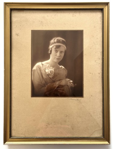 Vintage foto junge dame - foto, art