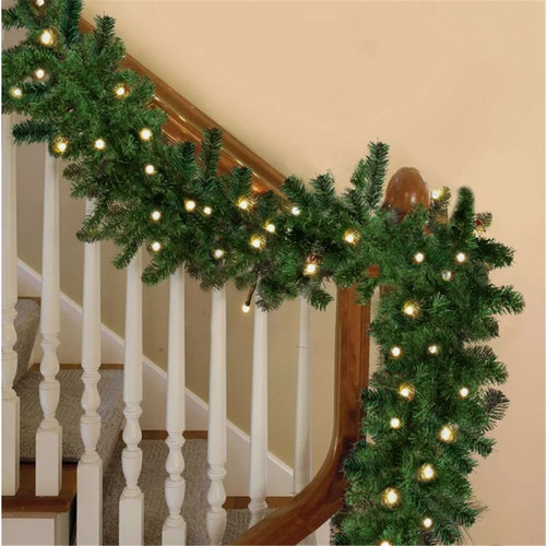 Girlande mit led lichterkette - mit,