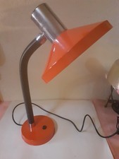 Tischlampe 70er Jahre orange