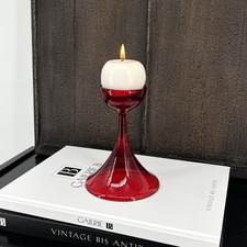 Vintage WMF Design Glas Kerzenhalter • Cari Zalloni • Kerzenständer • 1970er