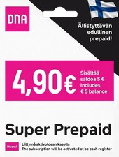 Finnische DNA Prepaid SIM –