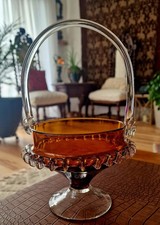 Glaskunst körbchen schale - glaskunst, mit