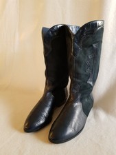 Stiefel blau Leder Wildleder Peter Kaiser Gr. 7 (40 ½)