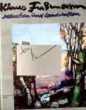 KLAUS FUSSMANN Menschen und Landschaften HAND-SIGNIERT, 30x25cm wie neu GESCHENK