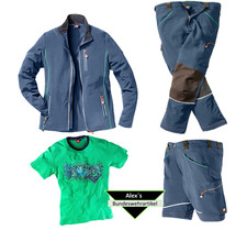 Bullstar Stretch Flexit Arbeitsbekleidung Berufsbekleidung Männer Neu Blau