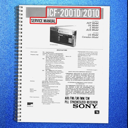 Sony icf 2001d - sony, icf-2001d