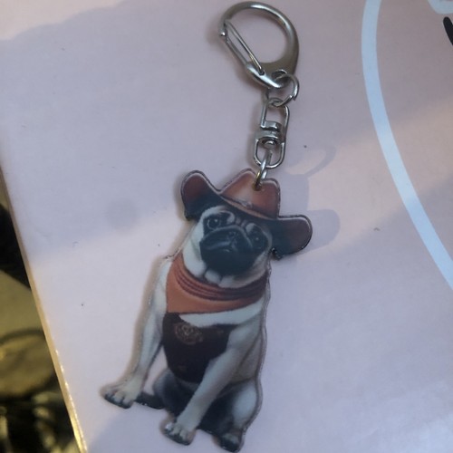 Schlüsselanhänger mops hund - schlüsselanhänger,