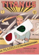 Titanus Nr 1 Geheimnis am Südpol Hethke Verlag 1994 mit 3D Brille