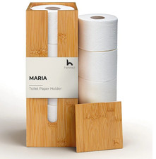 Toilettenpapierhalter freistehend, Toilettenpapierhalter Ständer Aufbewahrung