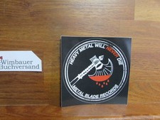 Original Aufkleber Heavy Metal will never die