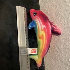 Regenbogen Delphin Stofftier ca. 21 cm