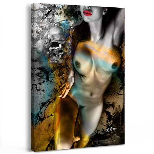 Erotik akt frau leinwand - akt,