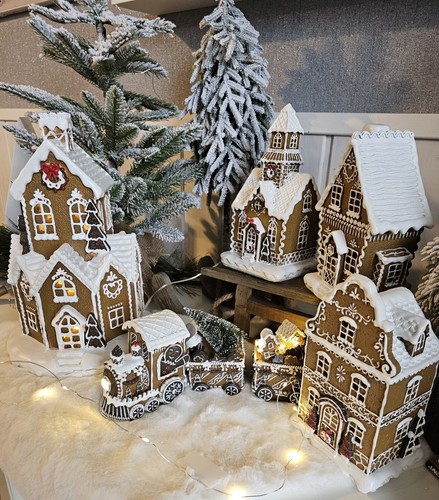 Led lebkuchen häuser - led,