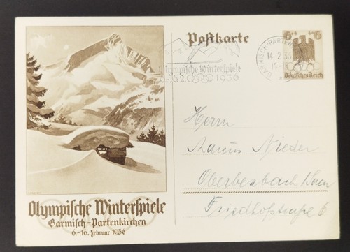 Original ganzsache postkarte - ganzsache,
