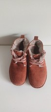 ZARA Kinderstiefel Gr. 25 – Echt Wildleder, warm gefüttert, rotbraun, Top...