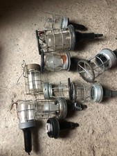 konvolut  Lampen Schutzgitter für Ex gesch. Bunker Keller Handlampe Werkstatt