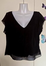 elegante Chiffon Bluse, Top
