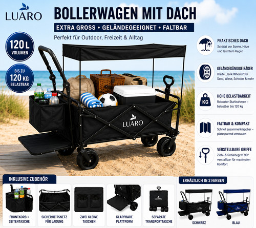 Bollerwagen mit dach - mit, |