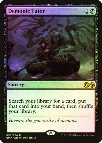 Foil demonic tutor ultimate - foil, ~
