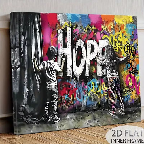 Leinwanddruck gerahmt pop art - ,