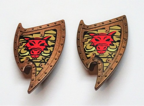 Schild gross bronze - 2, x