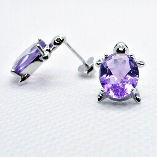 Oval amethyst spinell ohrringe - oval,