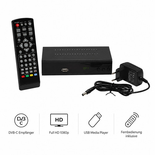 Dvb receiver mit aufnahme - dvb-c,
