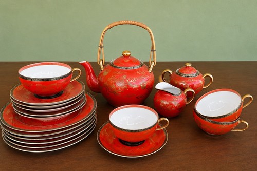Japanisches vintage teeservice - vintage,