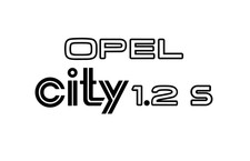 Opel City 1.2 s Aufkleber •