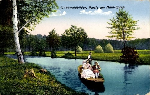Spreewald mühl spree - spreewald,, mühl-spree