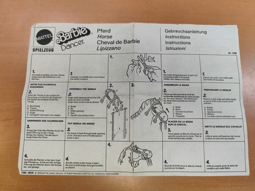 Barbie dancer pferd horse - barbie,