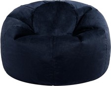 Großer Samt Sitzsack Stuhl