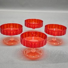 Konvolut DDR  Eisbecher rot