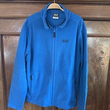 Jack Wolfskin Fleecejacke Blau Gr XL 