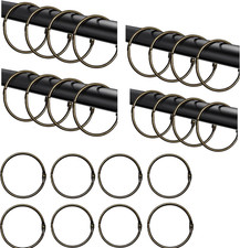 Metall Vorhangringe 24 Stück