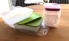 ☘️Tupperware Eiskristall Set ( 4) Einfrieren Behälter Dose Vorrat 🍀NEU