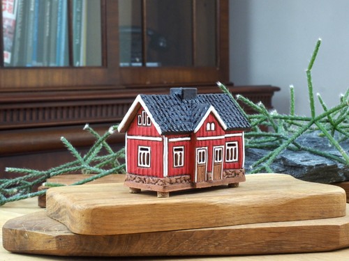 Keramik räucherkegelhaus - keramik,