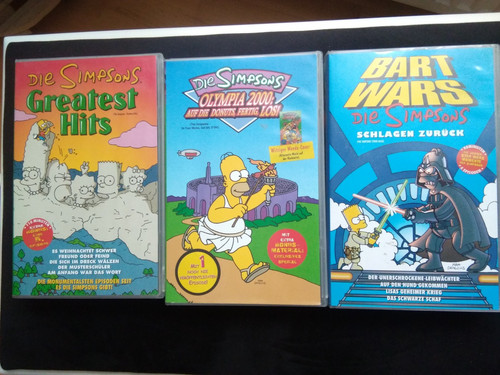 Vhs die simpsons olympia - vhs,