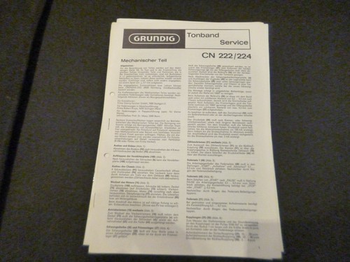 Original service manual - service,